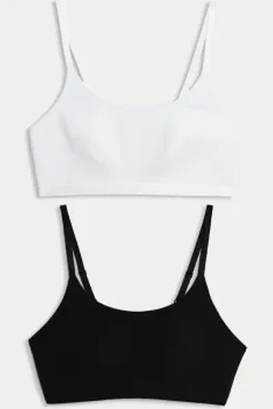 Marks & Spencer Womens 2pk Non Wired Crop Top First Bras
