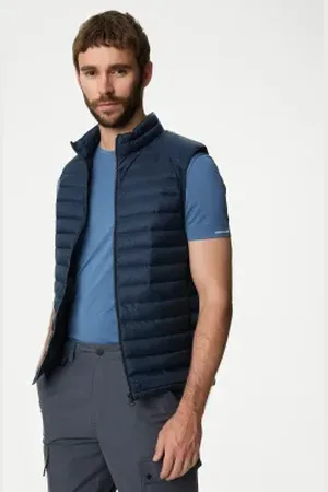 Marks & Spencer Mens Feather and Down Gilet with Stormwear™