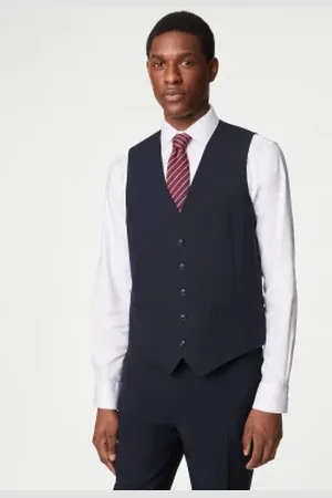 Marks & Spencer Mens Regular Fit Machine Washable Waistcoat