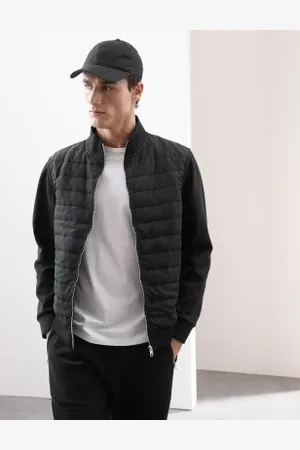 Autograph Mens Cotton Rich Zip Up Quilted Jacket