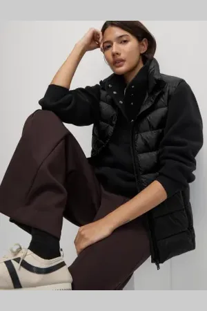 Marks & Spencer Womens Feather & Down Quilted Packaway Puffer Gilet