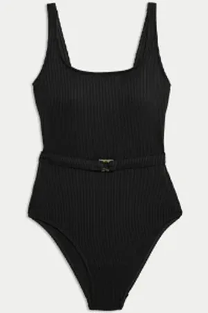 Marks & Spencer Womens Post surgery Tummy Control Belted Swimsuit