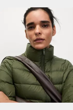 Marks & Spencer Womens Feather & Down Quilted Packaway Puffer Jacket