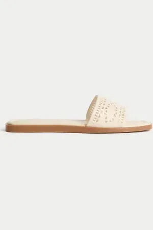 Marks & Spencer Womens Laser Cut Flat Mules