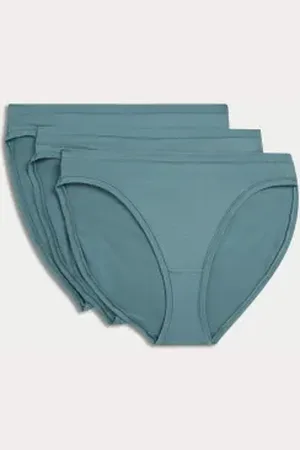 BODY BY M&S Womens 3pk Flexifit™ Modal High Leg Knickers