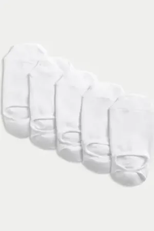 Marks & Spencer Mens 5pk Cool & Fresh™ Invisible Trainer Liners™