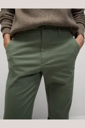 Marks & Spencer Mens Regular Fit Stretch Chinos