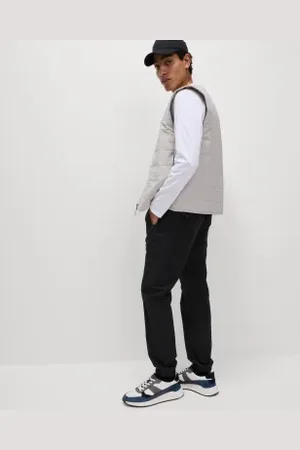 Marks & Spencer Mens Slim Fit Textured Cuffed Trousers