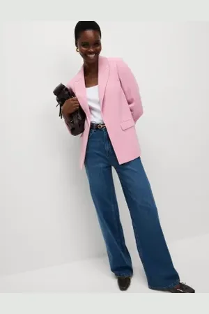 Marks & Spencer Womens Relaxed Single Breasted Blazer