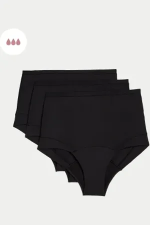 Marks & Spencer Womens 3pk Heavy Absorbency Period Full Briefs