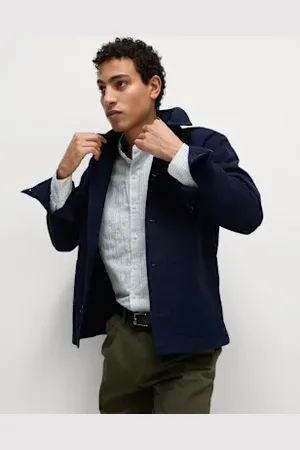 Marks & Spencer Mens Pure Cotton Chore Jacket