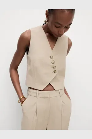 Marks & Spencer Womens Tailored Asymmetric Waistcoat