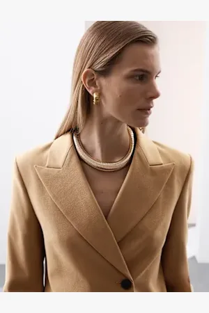 Autograph Womens Cropped Blazer With Wool