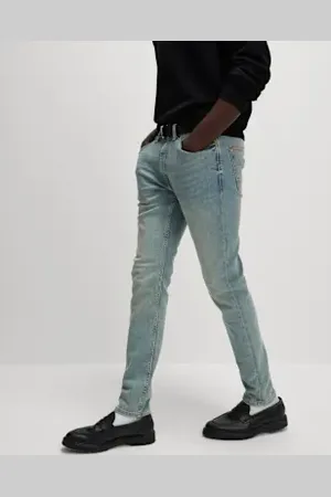 Marks & Spencer Mens Slim Fit Vintage Wash Stretch Jeans