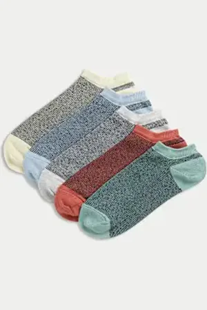 Marks & Spencer Mens 5pk Cool & Fresh™ Trainer Liners™