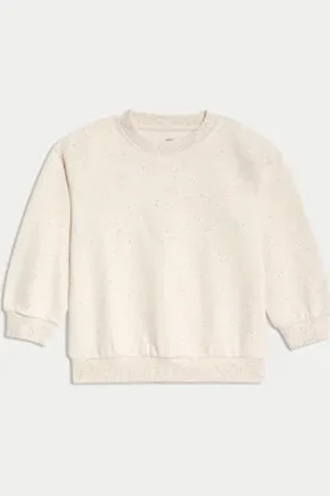 Marks & Spencer Girls,Unisex,Boys Cotton Rich Neppy Sweatshirt (2-8 Yrs)