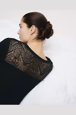 BODY BY M&S Womens Lace Detail Nightshirt