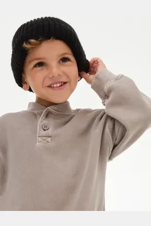 Marks & Spencer Boys Cotton Rich Sweatshirt (2-8 Yrs)