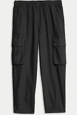 Marks & Spencer Boys Pure Cotton Ripstop Cargo Trousers (2-8 Yrs)