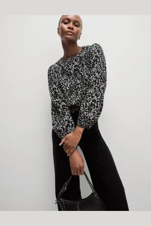 Marks & Spencer Womens Cotton Blend Floral Blouse