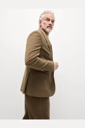 Marks & Spencer Mens Italian Moleskin Single Breasted Blazer