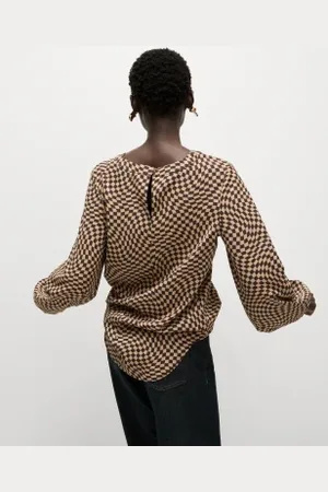 Marks & Spencer Womens Printed V-Neck Blouse