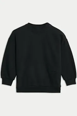 Marks & Spencer Boys Adaptive Cotton Rich Sweatshirt (2-16 Yrs)