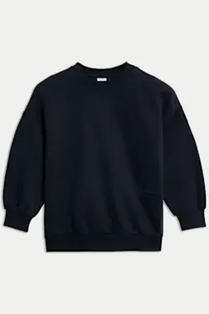Marks & Spencer Boys Adaptive Cotton Rich Sweatshirt (2-16 Yrs)