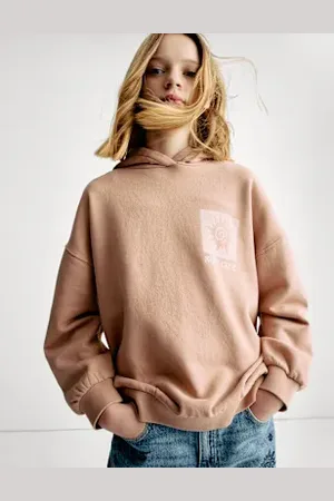 Marks & Spencer Girls Cotton Rich Surf Graphic Hoodie (6-16 Yrs)