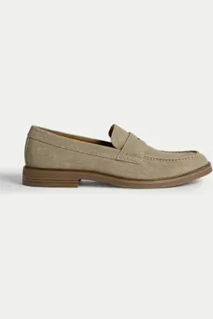 Marks & Spencer Mens Suedette Loafers