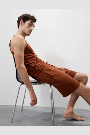 Autograph Mens Pima® Cotton Modal Pyjama Shorts