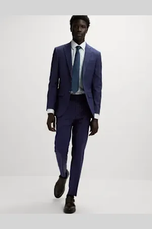 Marks & Spencer Mens Slim Fit Stretch Suit Trousers