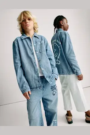 Marks & Spencer Boys The Doodle Boy Graffiti Denim Jacket (2-16 Yrs)