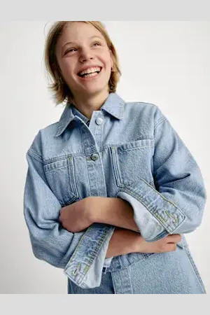 Marks & Spencer Girls Cropped Jacket (6-16 Years)