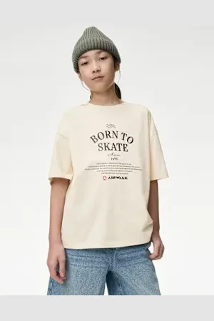 Marks & Spencer Boys Pure Cotton Airwalk™ Skate Graphic T-Shirt (6-16 Yrs)