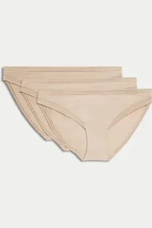 BODY BY M&S Womens 3pk Flexifit™ Modal Rich Bikini Knickers