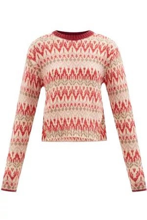 Moncler Women Sweaters - Fair Isle Sweater - Womens - Multi