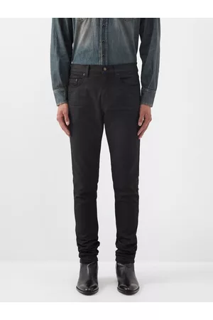 Saint Laurent Men Slim - Low-rise Slim-leg Jeans - Mens