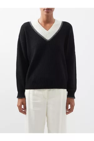 Moncler Carded Wool Sweater - Womens