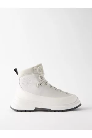 Canada Goose Journey Leather Hiking Boots - Mens - White