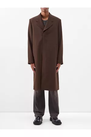 OUR LEGACY Men Coats - Uniform Wool Coat - Mens - Brown