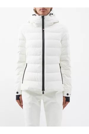 Moncler Women Ski Suits - Chessel Daynamic Down Ski Jacket - Womens - White