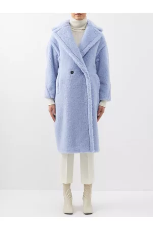 Max Mara Tedgirl Coat - Womens - Light Blue