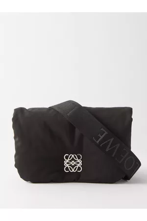 Loewe Puffer Goya Padded-nylon Shoulder Bag - Womens - Black