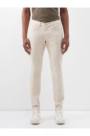 Frame L'homme Slim-leg Jeans - Mens - Off White