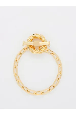Bottega Veneta - Loop 18kt Gold-Vermeil Bracelet - Womens - Gold