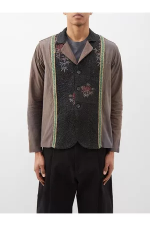 BY WALID Roy 19th-century Floral-embroidered Cotton Jacket - Mens - Multi