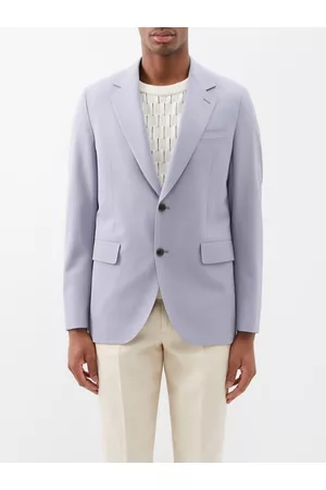 Paul Smith Wool-blend Suit Jacket - Mens - Purple