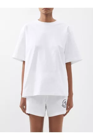 Moncler X Alicia Keys Printed Cotton-jersey T-shirt - Womens - White