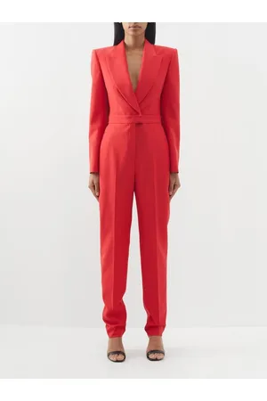 Satin Blazer Jumpsuit